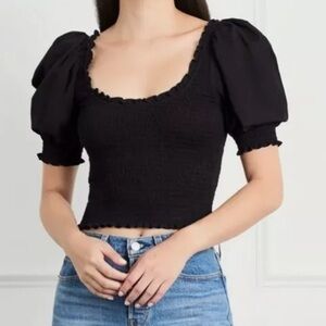 Hill house aiko top black size L